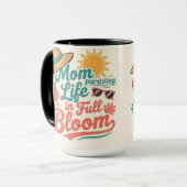 Mom Life in full bloom Cute Mama gift Mok (Voorkant links)