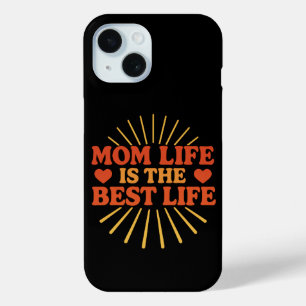 Mom Life is het beste leven iPhone / iPad-hoesje 15 Case
