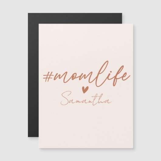 Mom Life - Rustieke Charm Design (Voorkant / Achterkant)