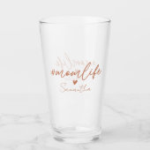 Mom Life - Rustieke Charm Design Glas (Voorkant)