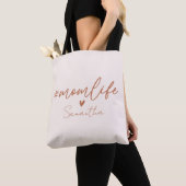 Mom Life - Rustieke Charm Design Tote Bag (Dichtbij)