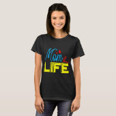 Mom life t-shirt (Voorkant volledig)