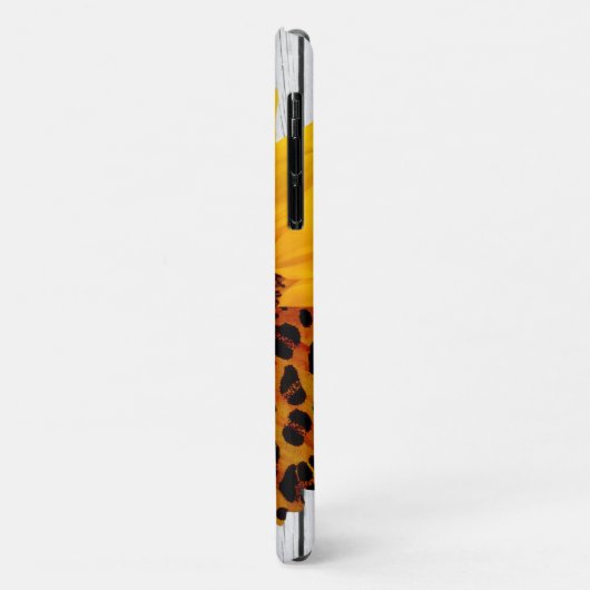 Mom Life Zonnebloem met Hout Case-Mate iPhone Case (Achterkant/links)