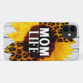 Mom Life Zonnebloem met Hout Case-Mate iPhone Case (Achterkant (horizontaal))