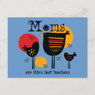 Mom Life's Best Teacher Briefkaart