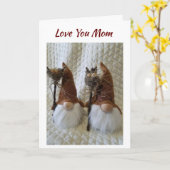 ***MOM** LIVE EN DANK U BIJ **CHRISTMAS** KAART (Gele Bloem)