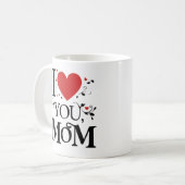 Mom Love Gift Koffiemok (Voorkant links)