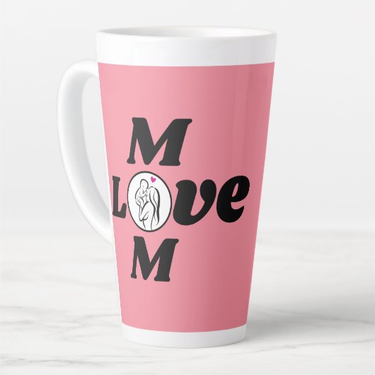 Mom love latte mok (Linkerhoek)