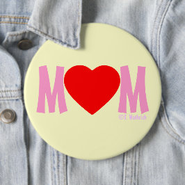 MOM Love Mother's Day Gift Button
