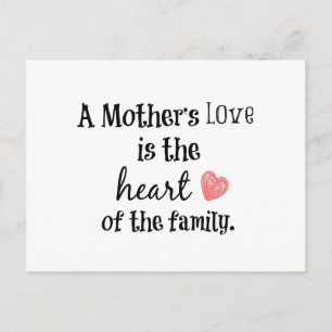 Mom Love Quote Briefkaart