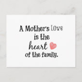 Mom Love Quote Briefkaart (Voorkant)