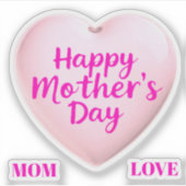 MOM LOVE STICKER (Voorkant)