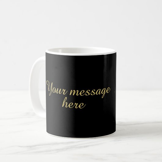 Mom Made of Miracles – Custom Message Koffiemok (Voorkant links)