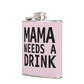 MOM - MAMA BEHOEFT EEN DRINK fles Heupfles (Links)