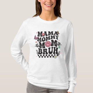 Mom Mama Meme Grappige retro Mom Meme T-shirt