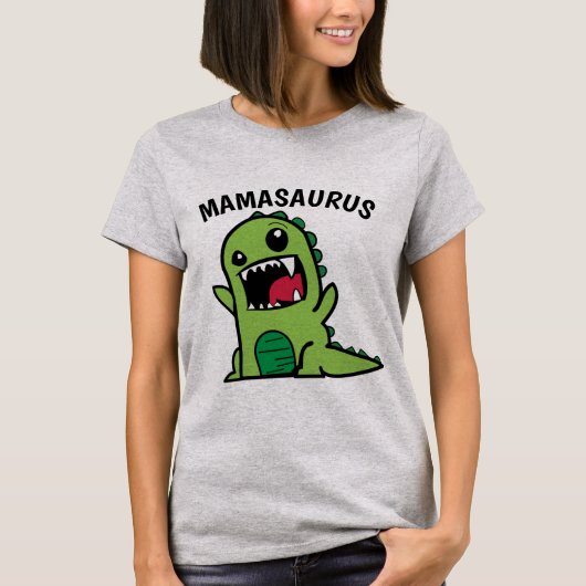 MOM MAMASAURUS DINOSAUR FUNNY T-shirts (Voorkant)
