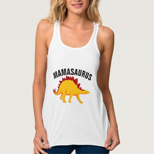 MOM MAMASAURUS Dinosaur T-Shirts (Voorkant)