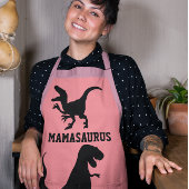 MOM MAMASAURUS KITCHEN APRON SCHORT