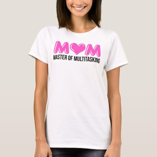 MOM, meester van multitasking T-shirt (Voorkant)