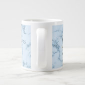 Mom Merry Christmas Blue Candles Specialty Mok (Achterkant)