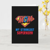 MOM Mijn sterkste superheld Kaart (Gele Bloem)