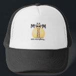 Mom Mode Activated Funny Mom Hat Trucker Pet<br><div class="desc">Mom mode is always on.
This funny giraffe cap celebrates the mom superpower of noticing everything. A playful accessory for everyday mom life and a great gift for Mother's Day.</div>