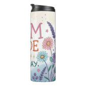 Mom Mode De hele dag Alledaagse Bloemen Moederdag  Thermosbeker (Geroteerd rechts)