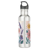 Mom Mode De hele dag Alledaagse Bloemen Moederdag Waterfles (Achterkant)