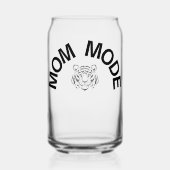 Mom Mode Glass – Fierce & Fabulous Blikvorm Glas (Voorkant)