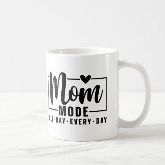 Mom mode koffie mok Moederdag cadeau (Rechts)