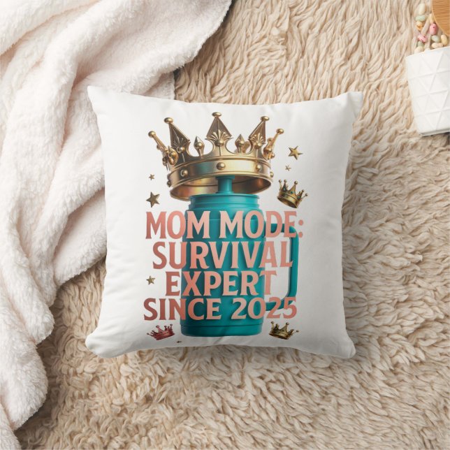 Mom Mode Survival Expert Tee | Since 2025 Funny Mo Kussen (Deken)