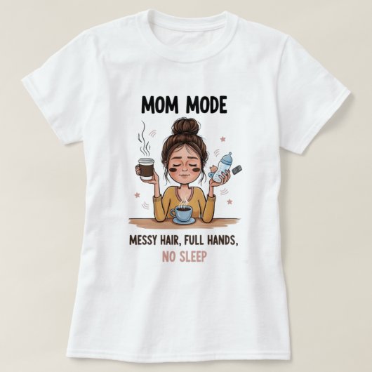 Mom Mode Women T-shirt (Design voorkant)