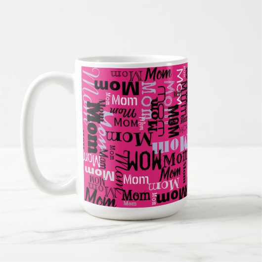 MOM Moeder Moederdag Gift Coffee Mok (Links)
