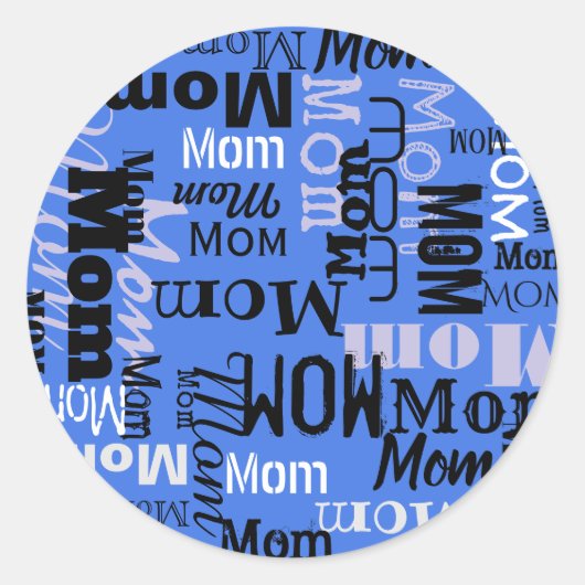MOM Moeder Thuiscadeautje Sticker (Voorkant)