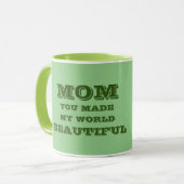 MOM, MOEDER, VROUWEN HOUDEN VAN GIFT BIRTHDAY MOK (Voorkant links)