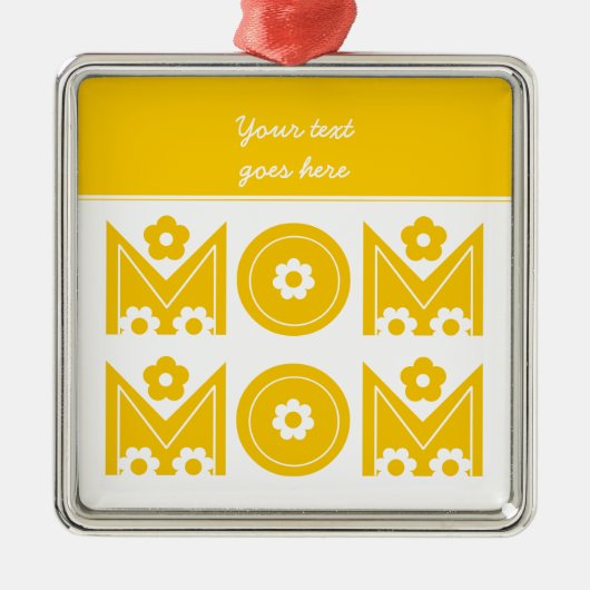 Mom Moederdag custom ornament (Voorkant)
