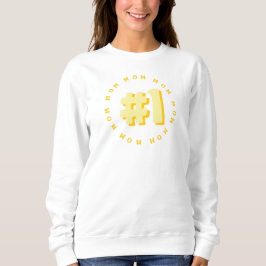 MOM Moederdag Gift Modern Sweatshirt (Voorkant)