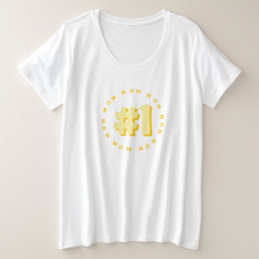 MOM Moederdag Gift Modern T-shirt (Design voorkant)