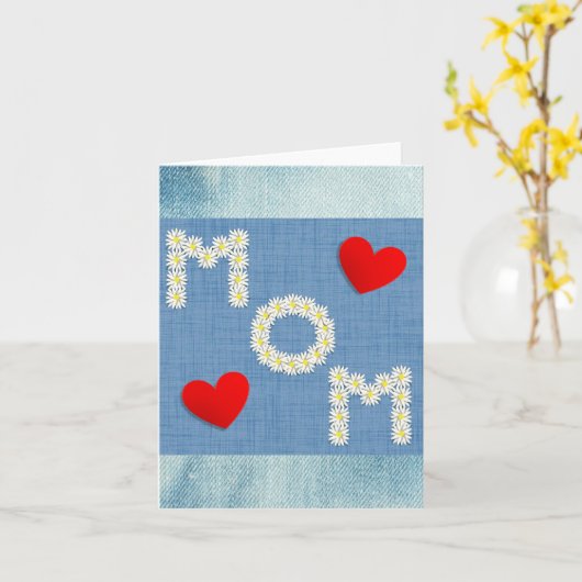MOM MOEDERDAG KAART (Gele Bloem)