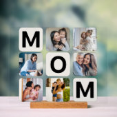 Mom Moederdag Photo Collage Acryl Teken Bord (Neutraal)