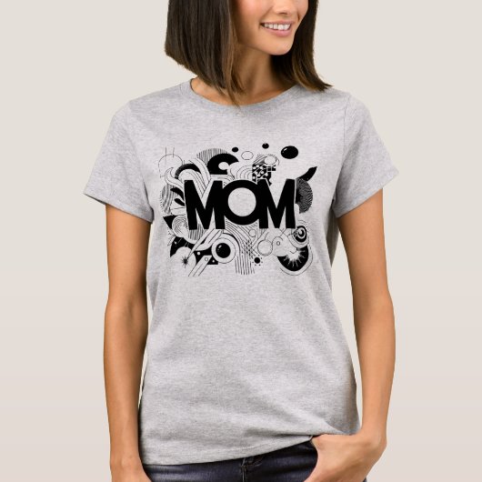 MOM: More than Three Letters T-shirt (Voorkant)