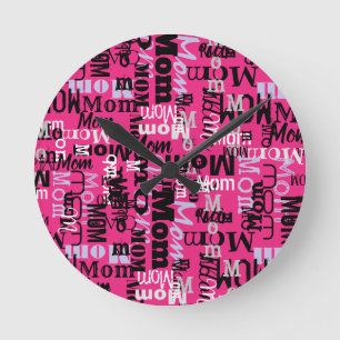 MOM MOTHER Moederdag Gift Kitchen Clock Ronde Klok