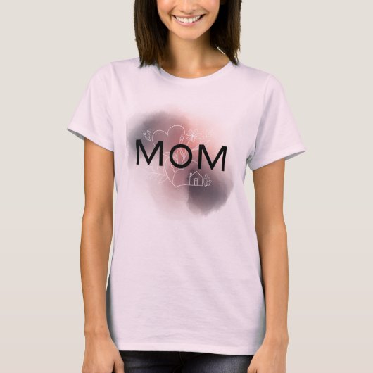 Mom: My first title, my greatest inspiration T-shirt (Voorkant)