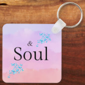 Mom Mystery, Magic, Sass & Soul Keychain Butterfly (Achterkant)