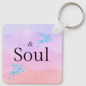 Mom Mystery, Magic, Sass & Soul Keychain Butterfly (Achterkant)