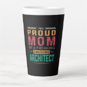 Mom Of Awesome Architect Latte Mok (Voorkant)