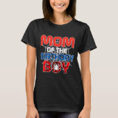 Mom Of Birthday Boy Sder Bday Party Family Matchin T-shirt (Voorkant)