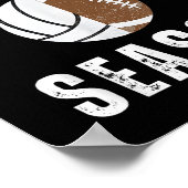 Mom Of Both Sorry I Can't It's Volleyball Football Poster (Hoek)