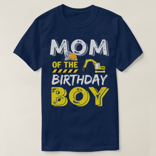 Mom of the birthday boy (38) t-shirt (Design voorkant)