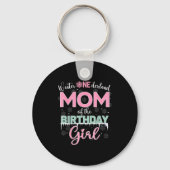 Mom Of The Birthday Girl Shirt Winter Onederland F Sleutelhanger (Voorkant)